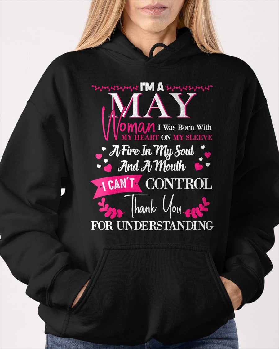 MAY QUEEN – Strong, Passionate & Unapologetically Bold - Birthday T Shirt For Woman - TRNN05 (SKU2602-137-05)