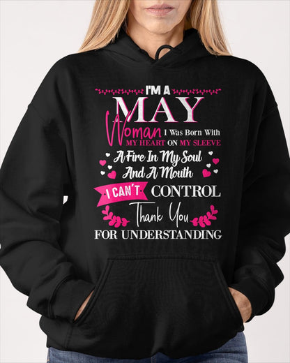 MAY QUEEN – Strong, Passionate & Unapologetically Bold - Birthday T Shirt For Woman - TRNN05 (SKU2602-137-05)