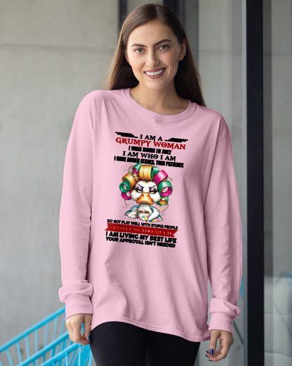 JULY - GRUMPY WOMAN - BIRTHDAY SHIRT FOR WOMEN - TRNN07 (SKU26T-01-22-07)