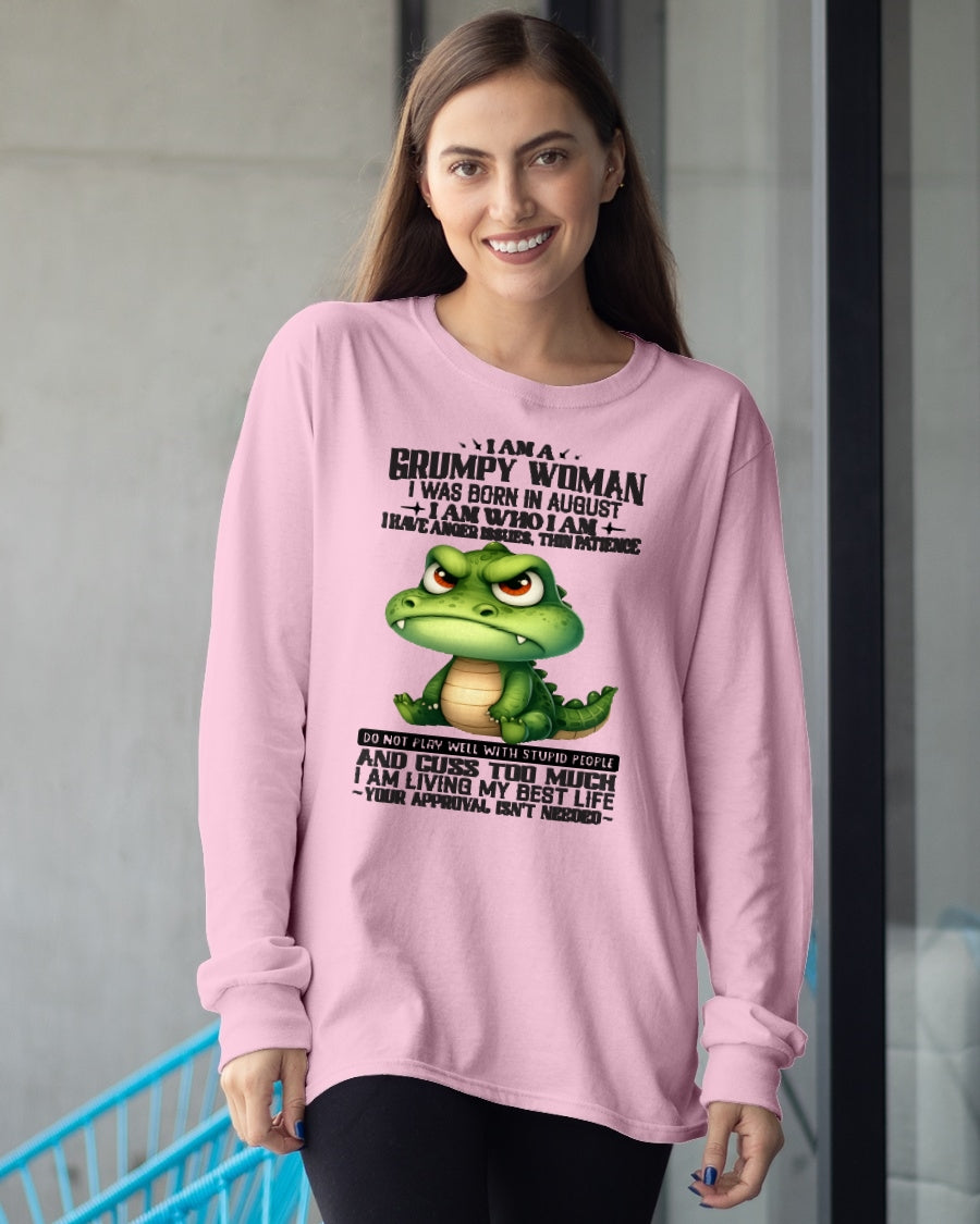 AUGUST - I AM WHO I AM - Birthday T Shirt For Woman - TRNN08 (SKU2602-183-08)