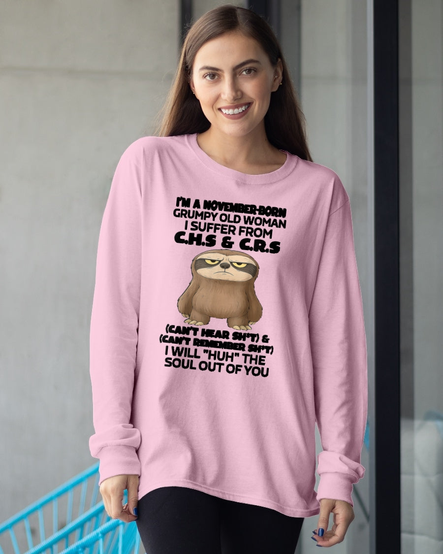 NOVEMBER - GRUMPY OLD WOMAN - BIRTHDAY GIFT FOR WOMEN - TRNN11 (SKU09-21-11)