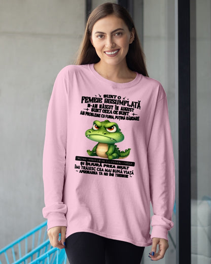 AUGUST - SUNT O FEMEIE BOSUMFLATĂ - Tricou de ziua de naștere pentru femeie - RO/TRNN08 (SKU2605-376-08)