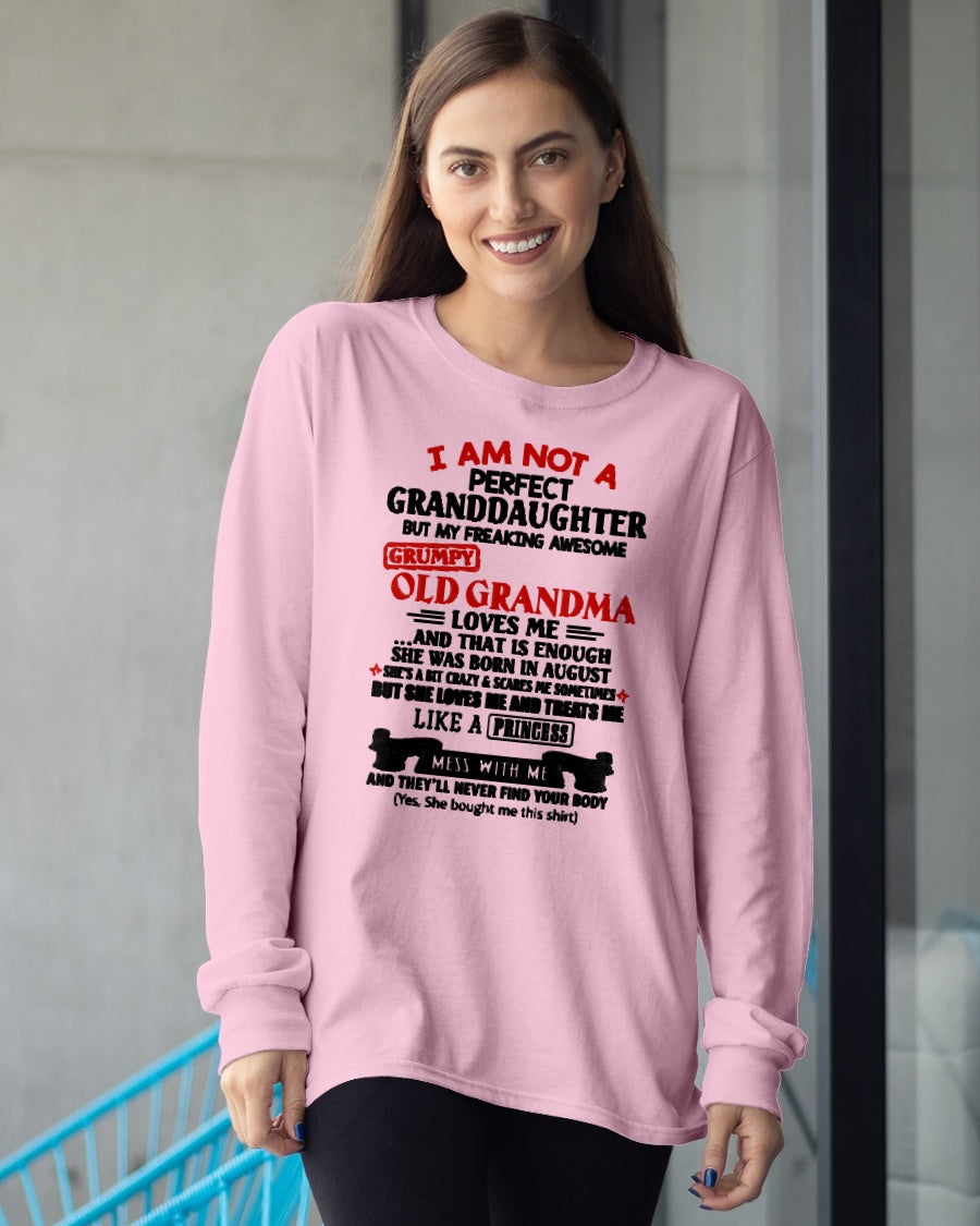 AUGUST - I AM NOT A PERFECT GRANDDAUGHTER - FROM GRANDMA - TRNN08 (SKU2606-381-08)