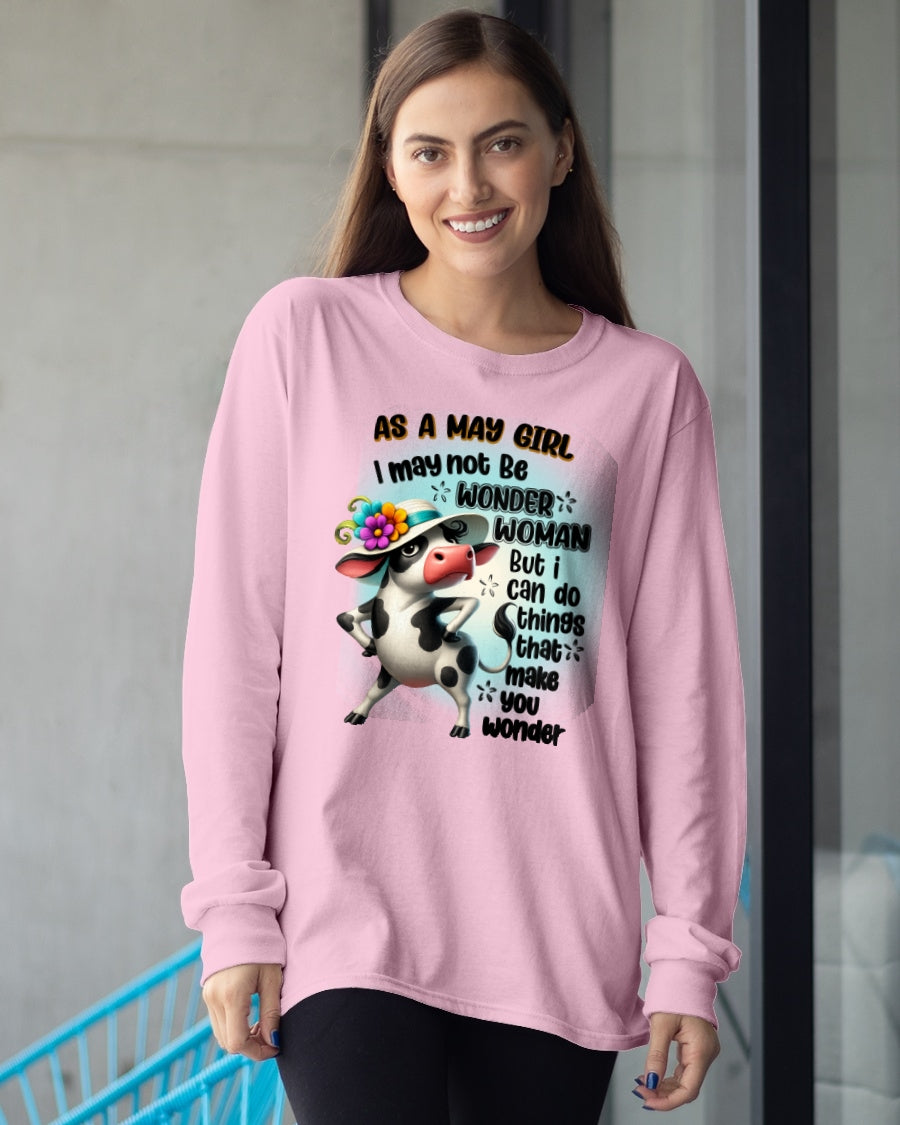 MAY - I MAY NOT BE WONDER WOMAN - Birthday T Shirt For Woman - TRNN05 (SKU2603-163-05)