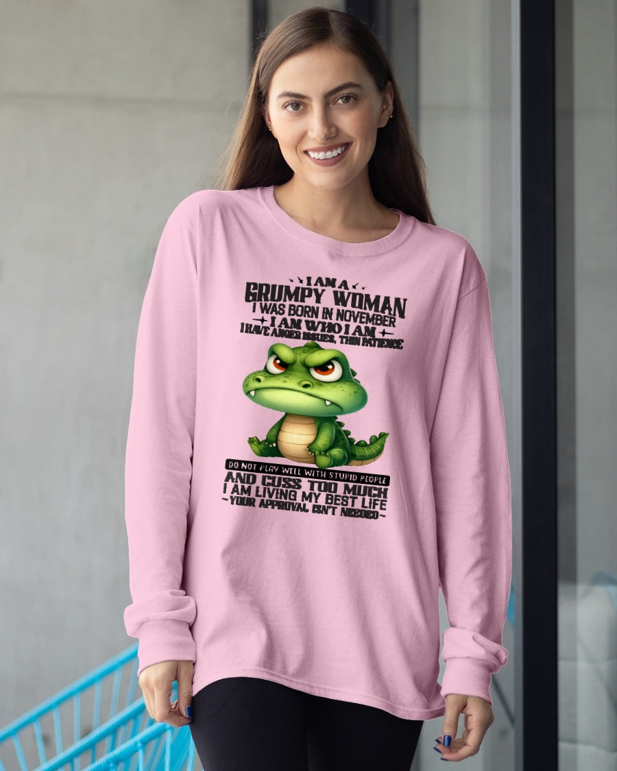 NOVEMBER - I AM WHO I AM - Birthday T Shirt For Woman - TRNN11 (SKU2602-183-11)