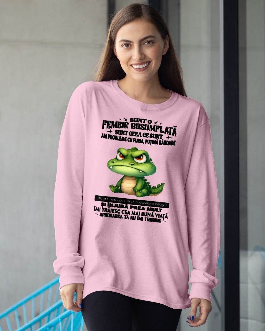 SUNT O FEMEIE BOSUMFLATĂ - Tricou de ziua de naștere pentru femeie - RO/TRNN00 (SKU2605-376-00)