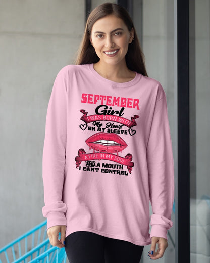 SEPTEMBER QUEEN – Strong, Passionate & Unapologetically Bold - Birthday T Shirt For Woman - TRNN09 (SKU2603-255-09)