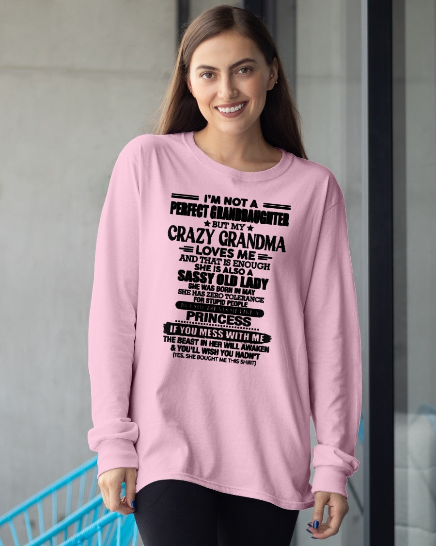 MAY - I'M NOT A PERFECT GRANDDAUGHTER - FROM GRANDMA - TRNN05 (SKU2607-189-05)