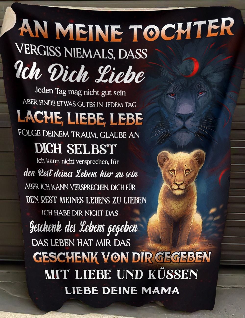 Besonderes Geschenk für deine Tochter – Decke von Mama