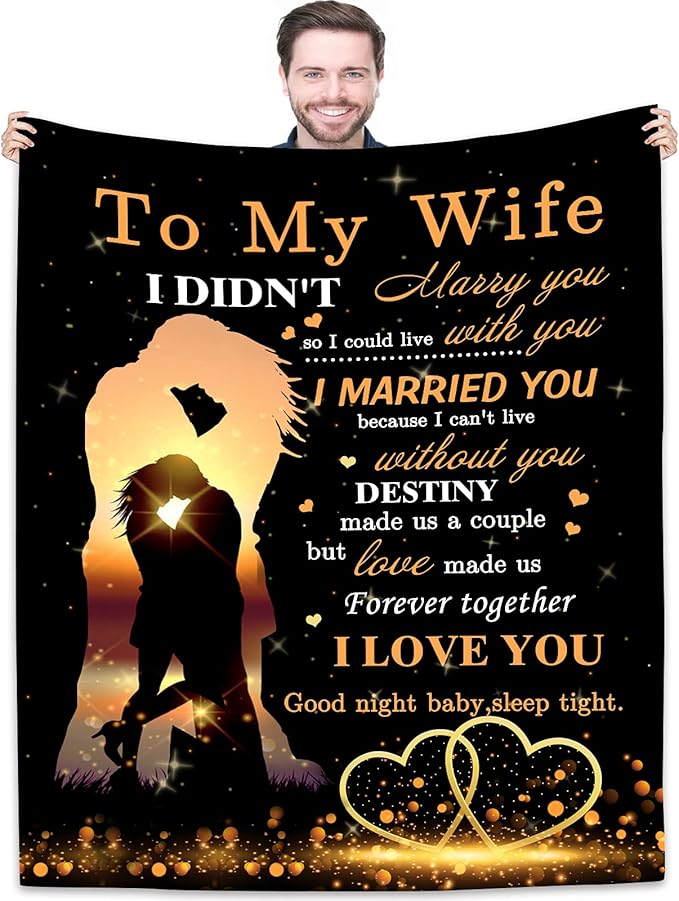 Perfect Gift Blanket For My Lovely Wife From Husband