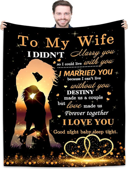 Perfect Gift Blanket For My Lovely Wife From Husband