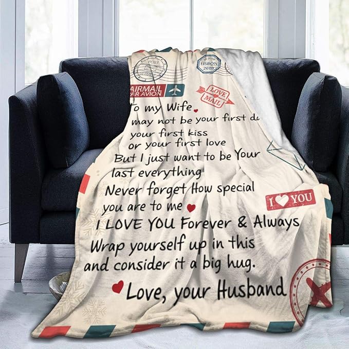 Perfect Gift Blanket For My Lovely Wife From Husband