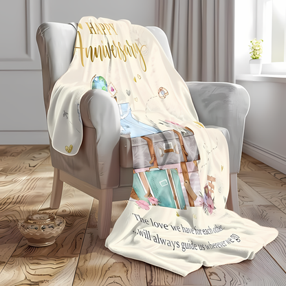 Perfect Gift Blanket Aniversary For My Lovely Wife From Husband
