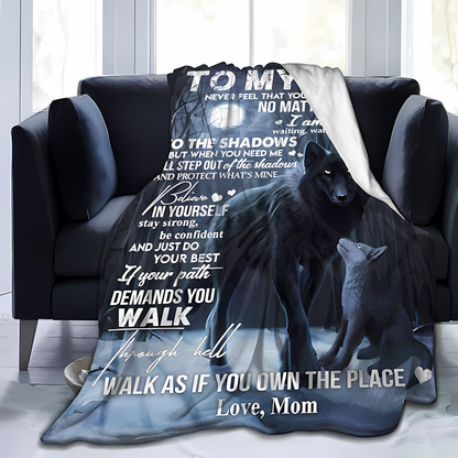 Special Gift For Your Son Blanket - From Mom
