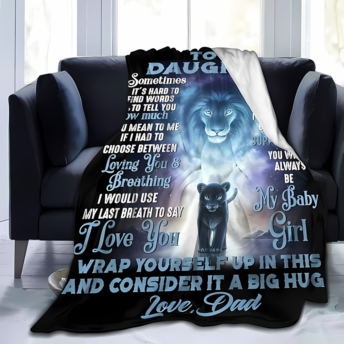 Special Gift For Your Daughter Blanket - From Dad