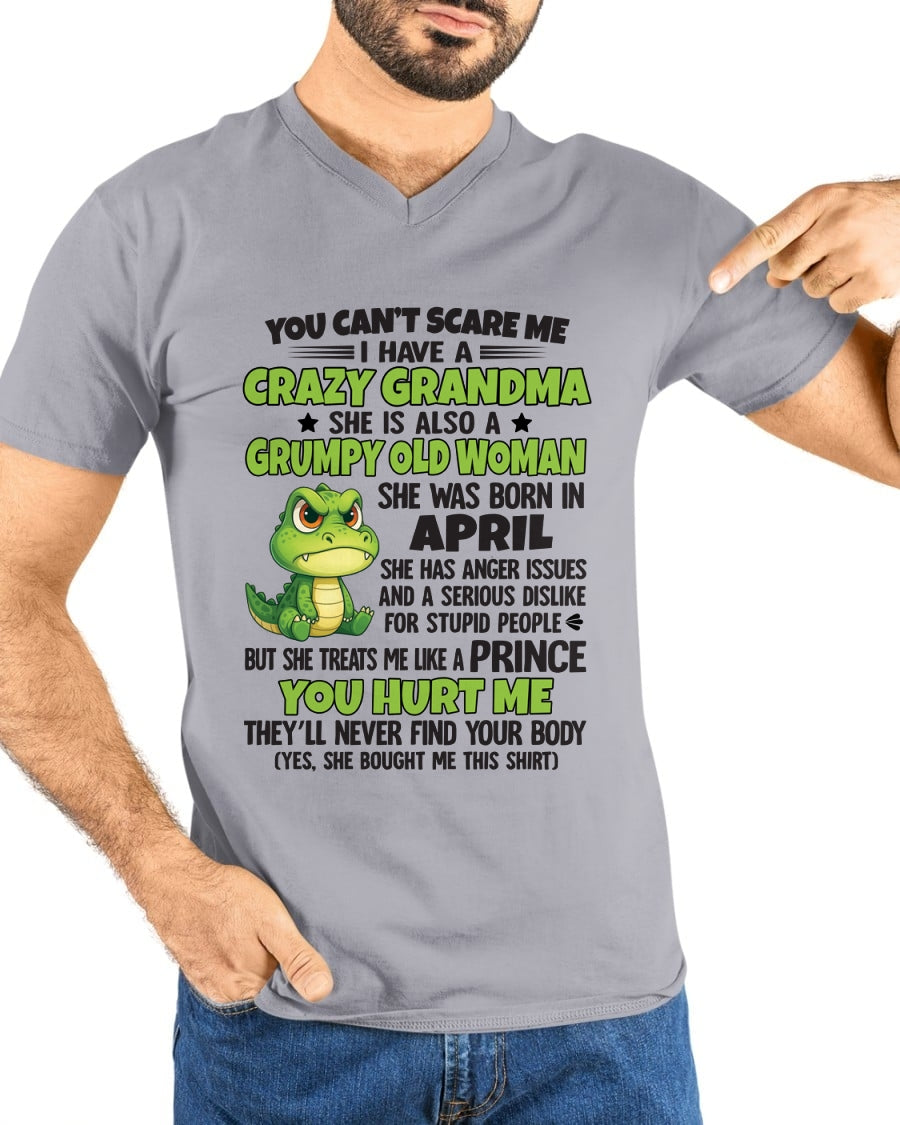 APRIL - YOU CAN'T SCARE ME - FOR GRANDSON - GIFT FROM GRANDMA - TRNN04 (SKU09-85-04)