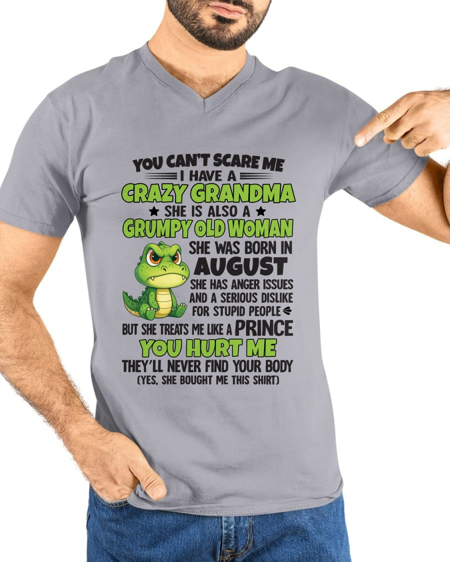 AUGUST - YOU CAN'T SCARE ME - FOR GRANDSON - GIFT FROM GRANDMA - TRNN08 (SKU09-85-08)