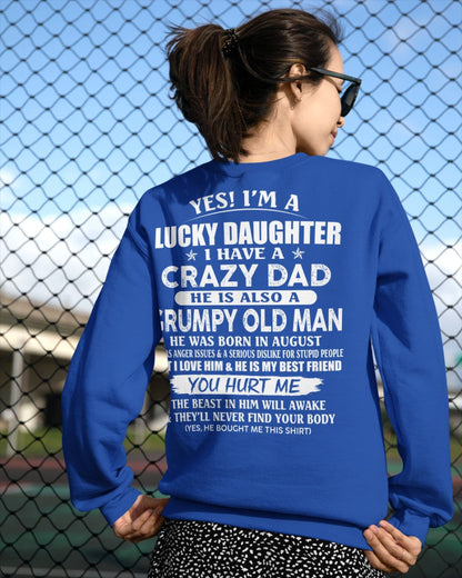 August - Awesome Grumpy Old Dad - Special gift for your daughter From Dad - TRNN08 (SKU10-50-08)