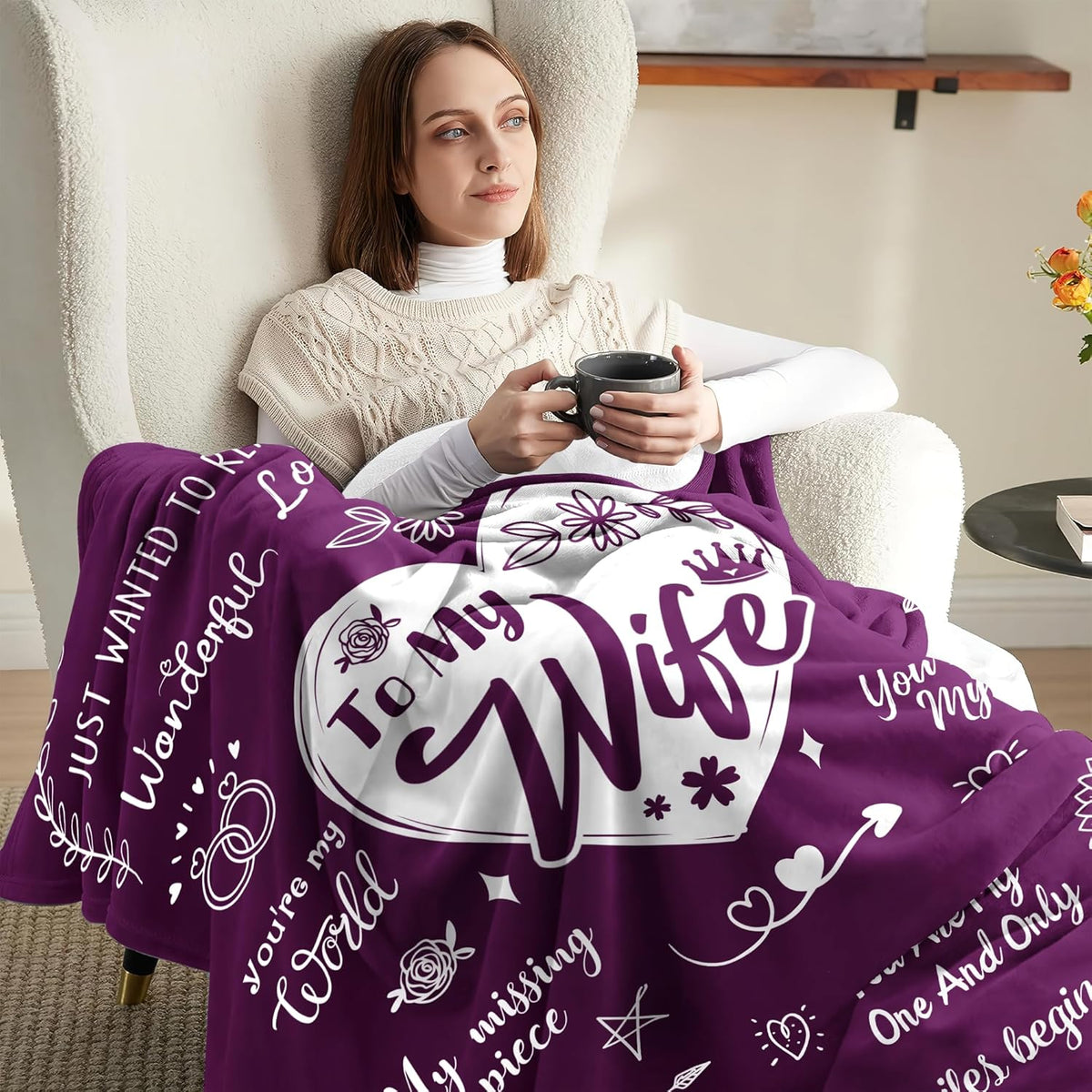 Perfect Gift Blanket For My Lovely Wife From Husband