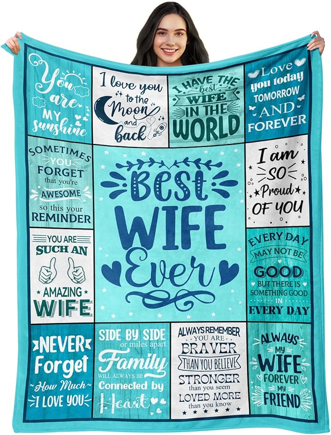 Perfect Gift Blanket For My Lovely Wife From Husband