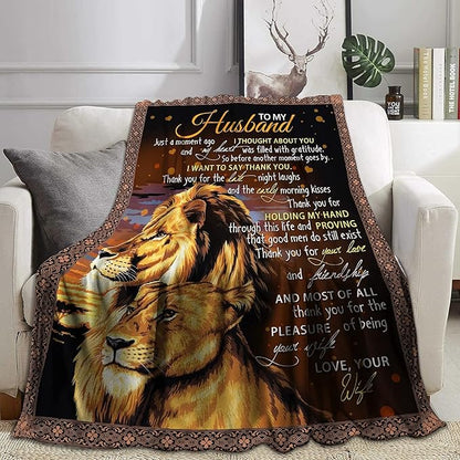 Perfect Gift Blanket For My Husband From Wife