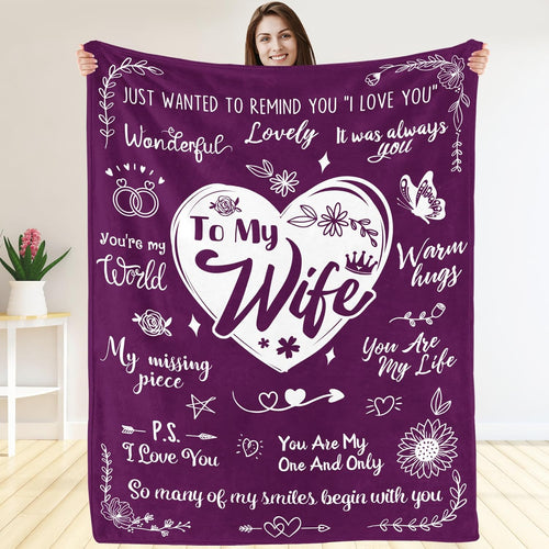 Perfect Gift Blanket For My Lovely Wife From Husband