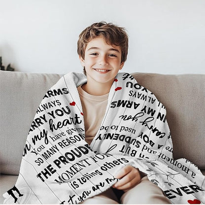 From Mom – Special Blanket for Son