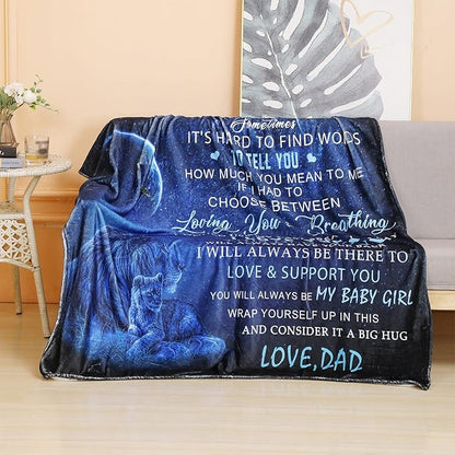 Special For Daughter Gift Blanket - From Dad