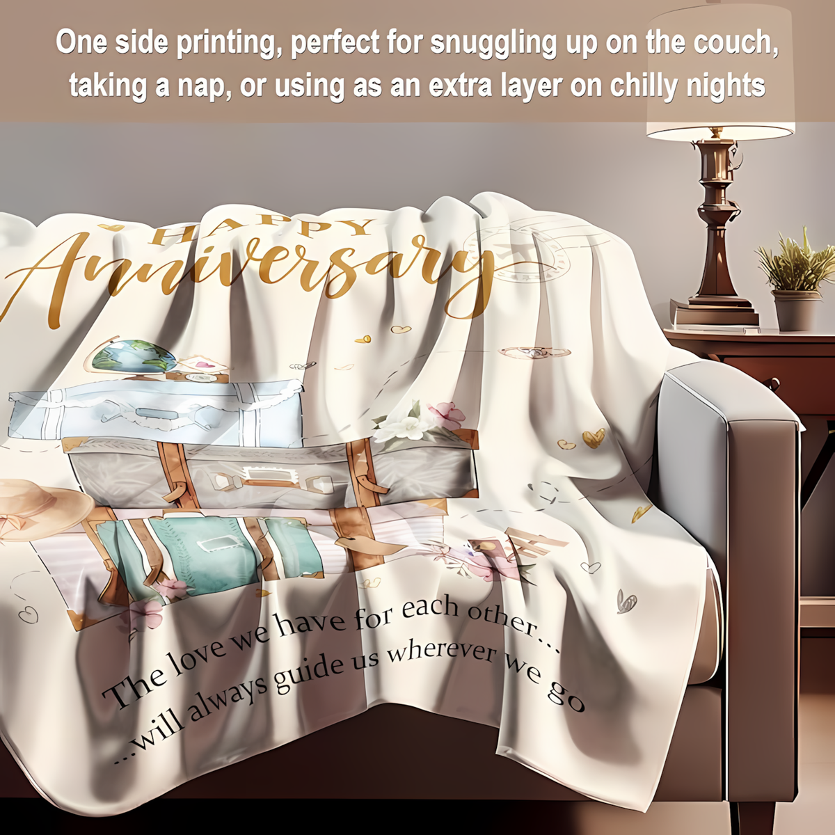 Perfect Gift Blanket Aniversary For My Lovely Wife From Husband