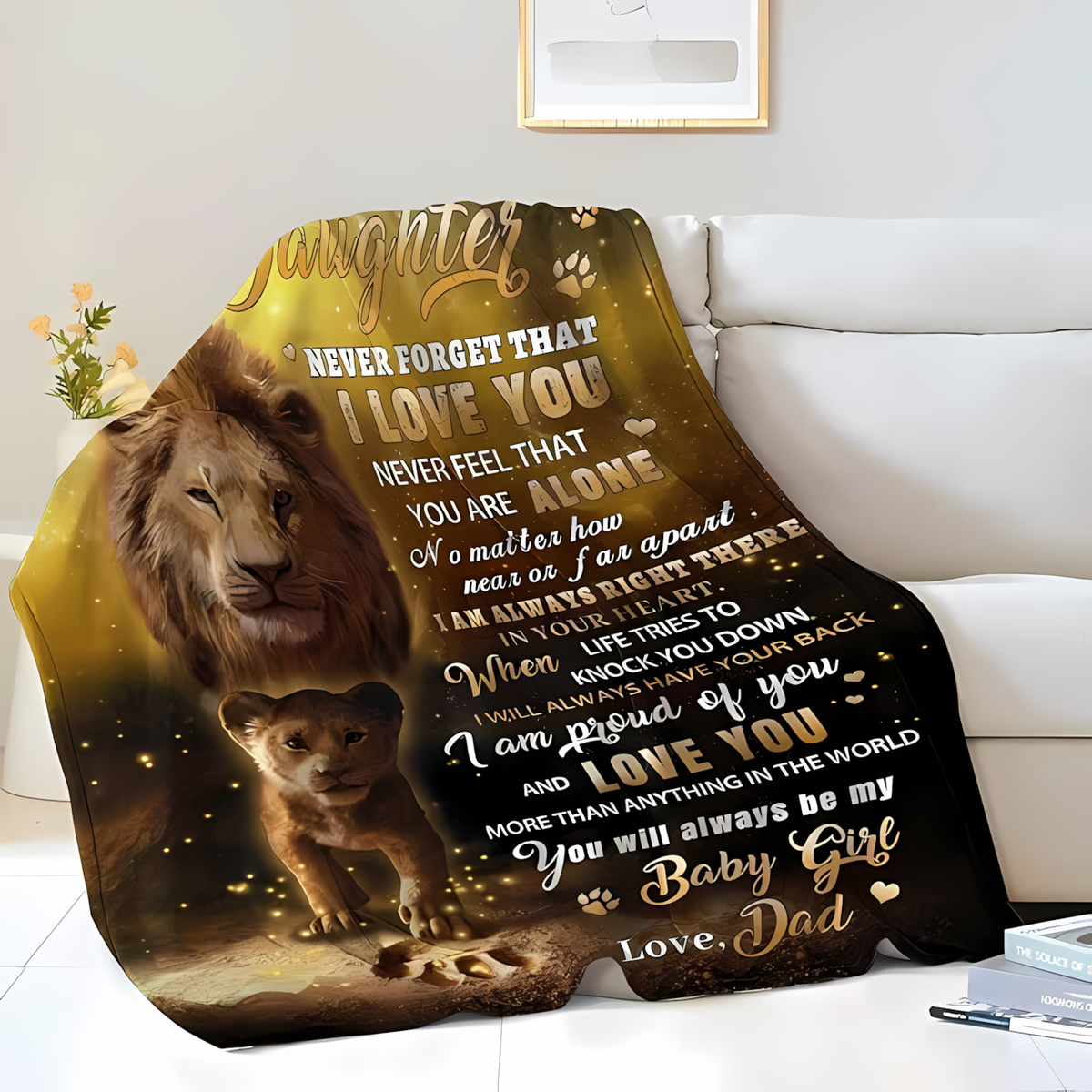 Special Gift For Your Daughter Blanket - From Dad