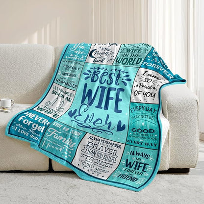Perfect Gift Blanket For My Lovely Wife From Husband