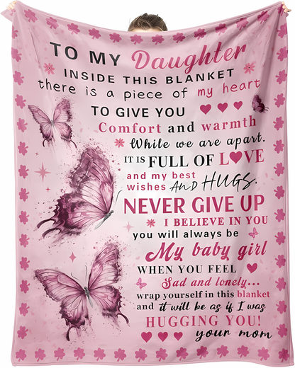 Special For Lovely Daughter Gift Blanket - From Mom