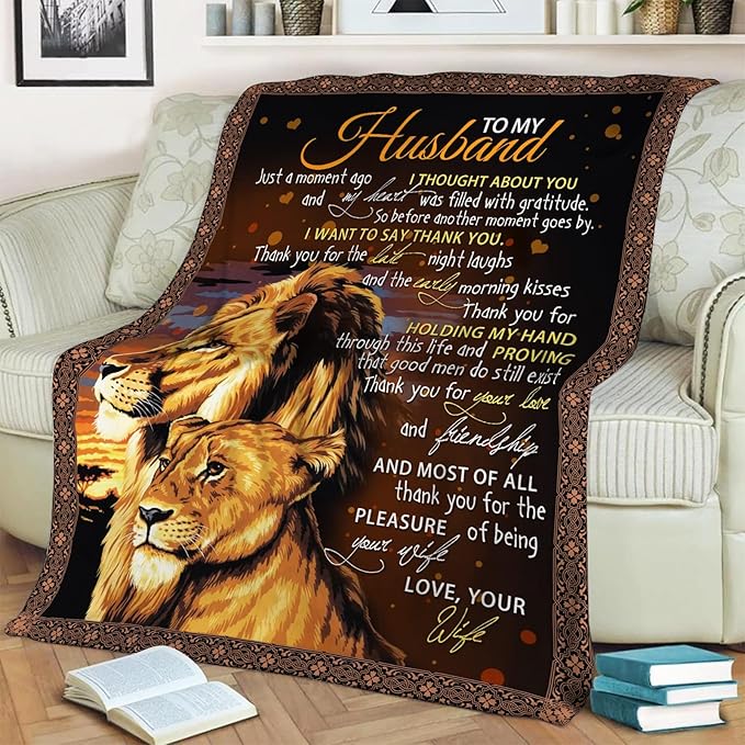 Perfect Gift Blanket For My Husband From Wife