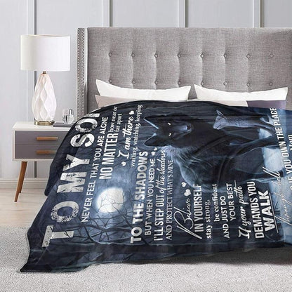 Special Gift For Your Son Blanket - From Mom