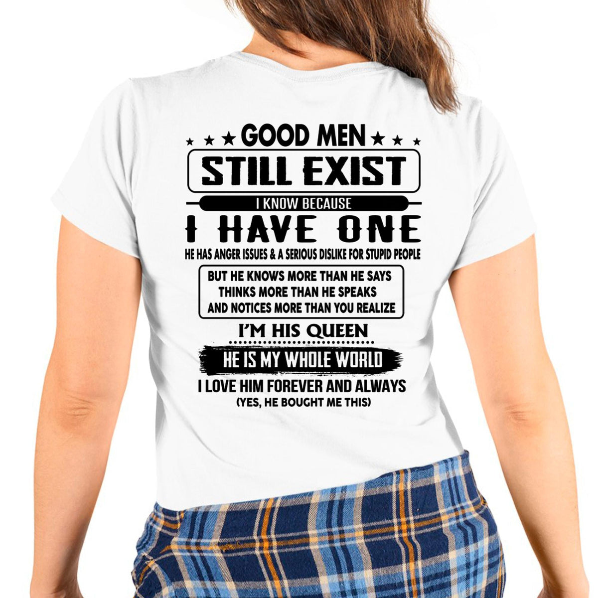 Good men Still Exist - gift for your girlfriend, wife from Husband - TRNN00 (SKU-GMSAU-00)