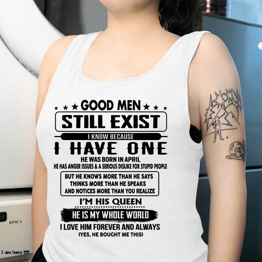 April - Good men Still Exist - gift for your girlfriend, wife from Husband - TRNN04 (SKU-GM-04)