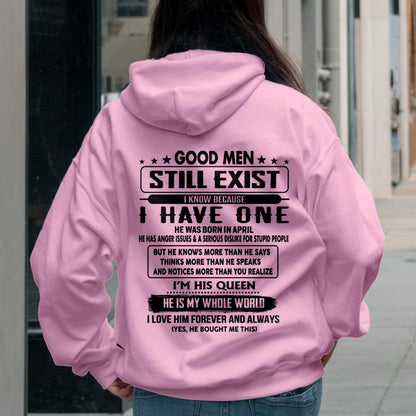 April - Good men Still Exist - gift for your girlfriend, wife from Husband - TRNN04 (SKU-GMSAU-04)