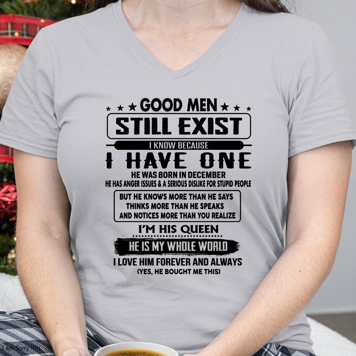 December - Good men Still Exist - gift for your girlfriend, wife from Husband - TRNN12 (SKU-GM-12)
