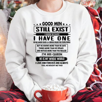 Good men Still Exist - gift for your girlfriend, wife from Husband - TRNN00 (SKU-GM-00)