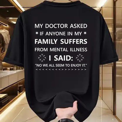 Best Doctor Shirt, Funny Doctor UnisexT-Shirt/Hoodie/Sweatshirt HLT00 - Funny Sarcastic Family Quote My Doctor Asked Joke T-Shirt