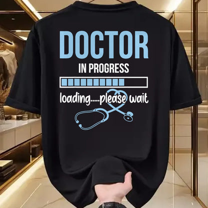 Best Doctor Shirt, Funny Doctor UnisexT-Shirt/Hoodie/Sweatshirt HLT00 - Stethoscope Doctor In Progress Loading Please Wait Medical T-Shirt