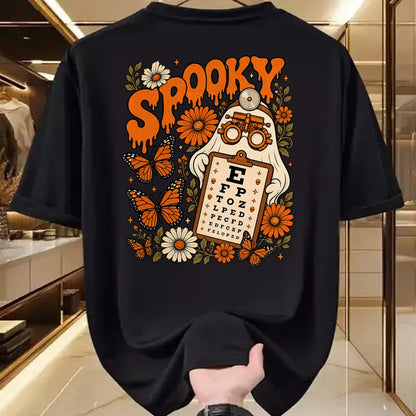 Best Doctor Shirt, Funny Doctor UnisexT-Shirt/Hoodie/Sweatshirt HLT00 - Spooky Ghost Boo Vision Squad Optometrist Halloween Eye Dr T-Shirt