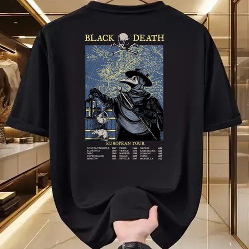 Best Doctor Shirt, Funny Doctor UnisexT-Shirt/Hoodie/Sweatshirt HLT00 - Plague Mask Doctor Plague Black Death European Tour T-Shirt
