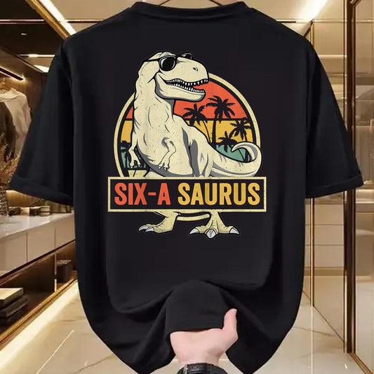 Best Dinosaur Lover Shirt, Funny Dinosaur UnisexT-Shirt/Hoodie/Sweatshirt HLT00 - 6 Year Old Dinosaur Birthday 6th T Rex Dino Six Saurus Tees T Shirts for Kids Boys Girls