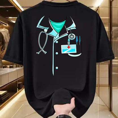 Best Doctor Shirt, Funny Doctor UnisexT-Shirt/Hoodie/Sweatshirt HLT00 - Doctor Costume Halloween White Lab Coat Men Women Kids T-Shirt