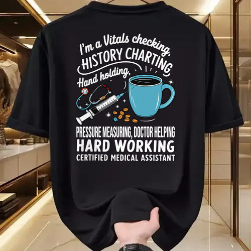 Best Doctor Shirt, Funny Doctor UnisexT-Shirt/Hoodie/Sweatshirt HLT00 - Vitals CMA Doctor Nursing Certified Medical Assistant T-Shirt