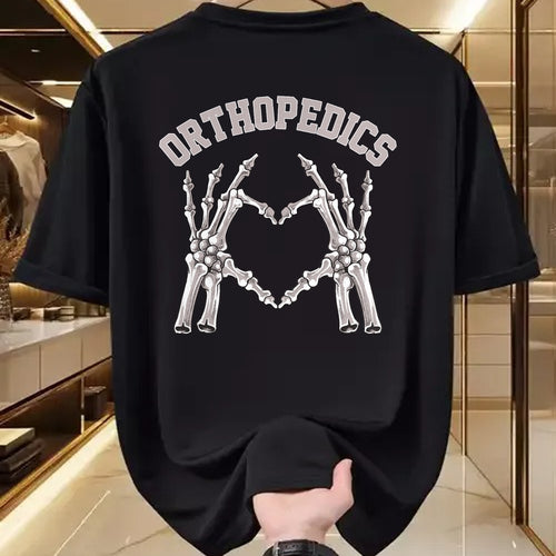 Best Doctor Shirt, Funny Doctor UnisexT-Shirt/Hoodie/Sweatshirt HLT00 - Orthopedics Skeleton Hand Heart Ortho Nurse RN Crew T-Shirt
