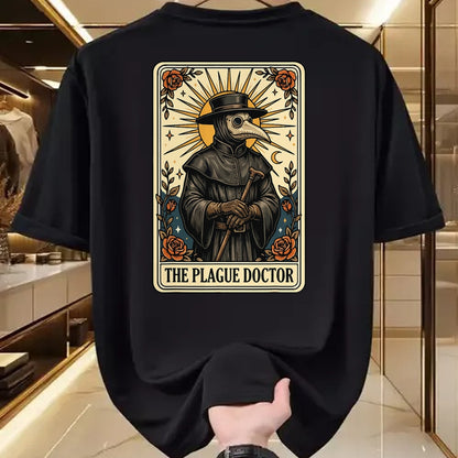 Best Doctor Shirt, Funny Doctor UnisexT-Shirt/Hoodie/Sweatshirt HLT00 - Plague Doctor Tarot Card Gothic T-Shirt