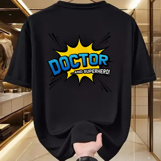 Best Doctor Shirt, Funny Doctor UnisexT-Shirt/Hoodie/Sweatshirt HLT00 - Doctor & Superhero - Comic Book Style T-Shirt