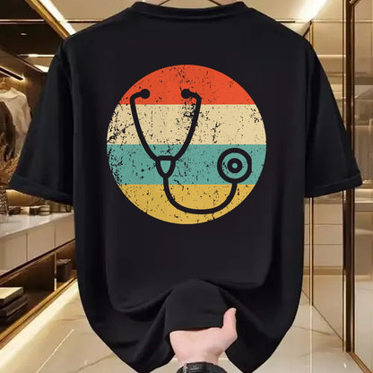 Best Doctor Shirt, Funny Doctor UnisexT-Shirt/Hoodie/Sweatshirt HLT00 - Doctor Nurse Vintage Retro Stethoscope T-Shirt